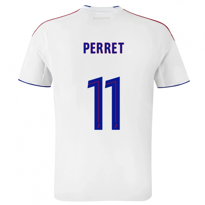 Danxen Damen Romain Perret #11 Weiß Rot Heimtrikot Trikot 2025/26 T-Shirt Österreich
