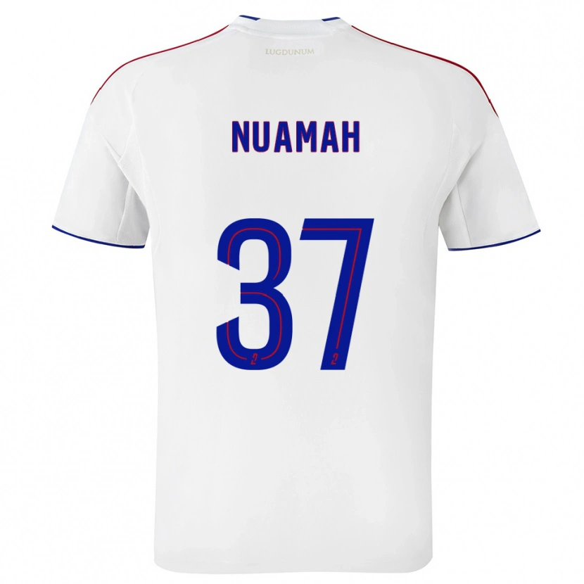 Danxen Damen Ernest Nuamah #37 Weiß Rot Heimtrikot Trikot 2025/26 T-Shirt Österreich