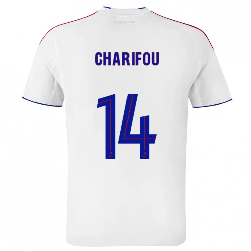 Danxen Damen Imdad Charifou #14 Weiß Rot Heimtrikot Trikot 2025/26 T-Shirt Österreich