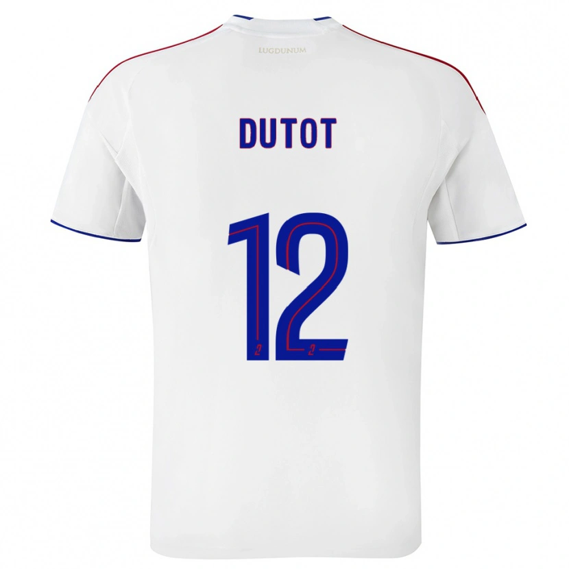 Danxen Damen Timothée Dutot #12 Weiß Rot Heimtrikot Trikot 2025/26 T-Shirt Österreich