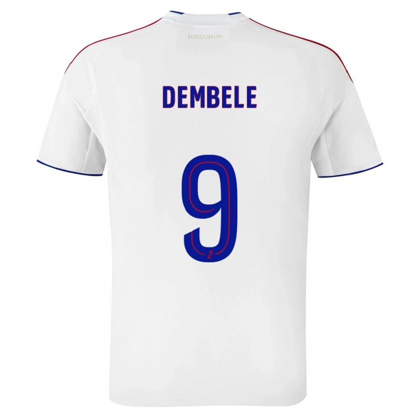Danxen Damen Moussa Dembele #9 Weiß Rot Heimtrikot Trikot 2025/26 T-Shirt Österreich