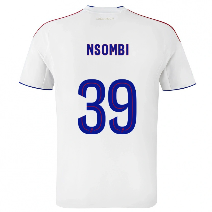 Danxen Damen Gael Nsombi #39 Weiß Rot Heimtrikot Trikot 2025/26 T-Shirt Österreich