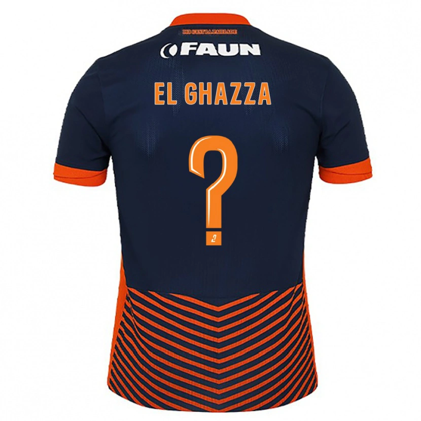 Danxen Damen Waness El Ghazza #0 Mitternachtsblau Orange Heimtrikot Trikot 2025/26 T-Shirt Österreich