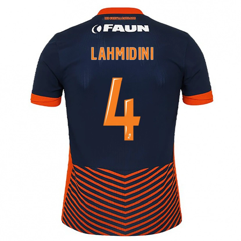Danxen Damen Marouan Lahmidini #4 Mitternachtsblau Orange Heimtrikot Trikot 2025/26 T-Shirt Österreich