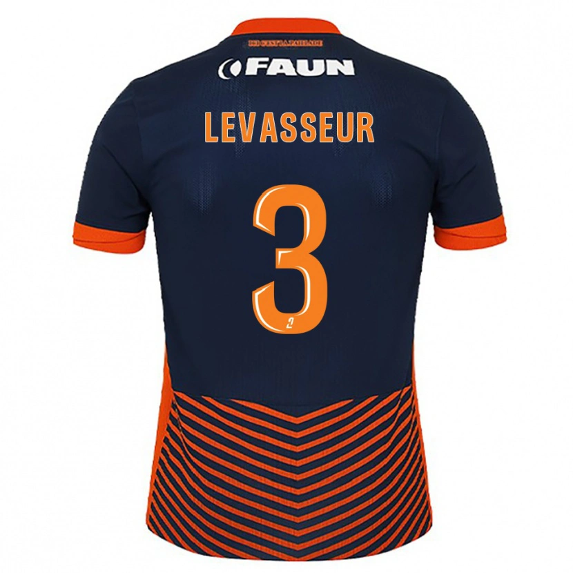 Danxen Damen Marie Levasseur #3 Mitternachtsblau Orange Heimtrikot Trikot 2025/26 T-Shirt Österreich