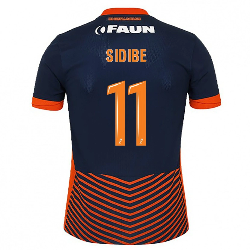 Danxen Damen Yannick Sidibé #11 Mitternachtsblau Orange Heimtrikot Trikot 2025/26 T-Shirt Österreich