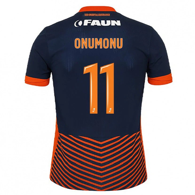Danxen Damen Ifeoma Onumonu #11 Mitternachtsblau Orange Heimtrikot Trikot 2025/26 T-Shirt Österreich