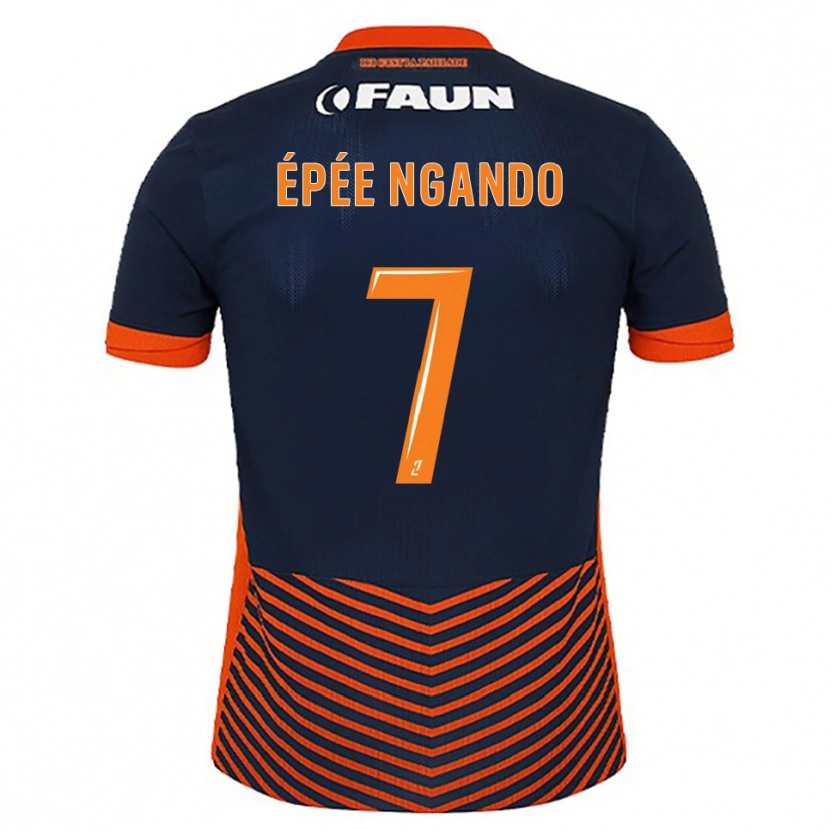 Danxen Damen Pierre Épée Ngando #7 Mitternachtsblau Orange Heimtrikot Trikot 2025/26 T-Shirt Österreich