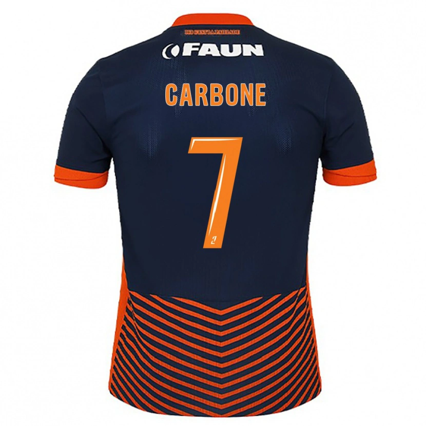Danxen Damen Giani Carbone #7 Mitternachtsblau Orange Heimtrikot Trikot 2025/26 T-Shirt Österreich