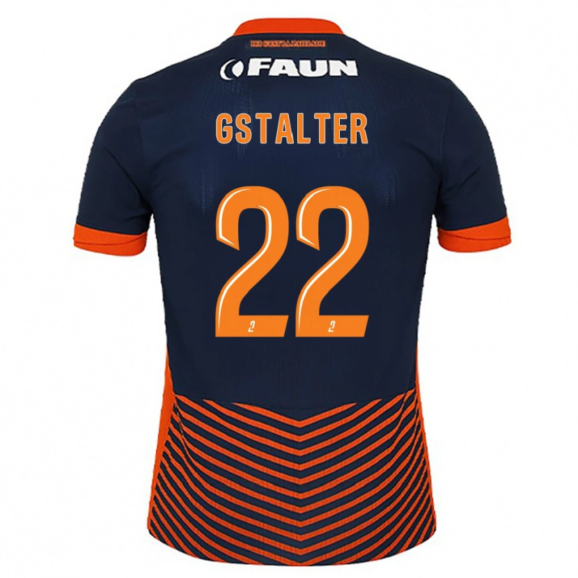 Danxen Damen Lola Gstalter #22 Mitternachtsblau Orange Heimtrikot Trikot 2025/26 T-Shirt Österreich
