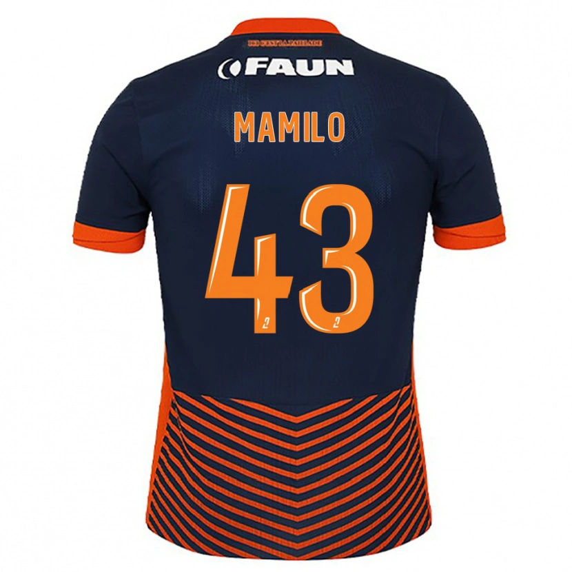 Danxen Damen Craig Mamilo #43 Mitternachtsblau Orange Heimtrikot Trikot 2025/26 T-Shirt Österreich
