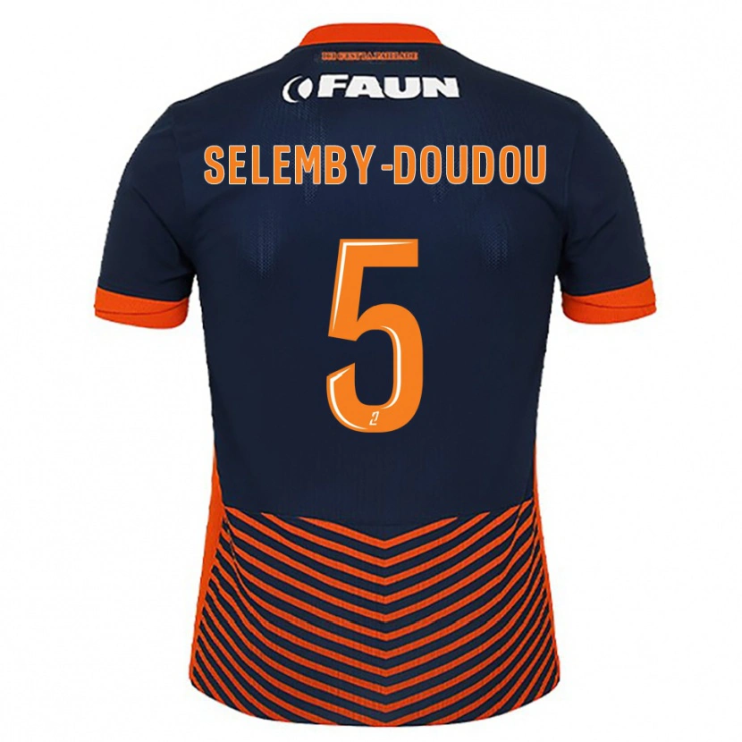 Danxen Damen Basile Selemby-Doudou #5 Mitternachtsblau Orange Heimtrikot Trikot 2025/26 T-Shirt Österreich