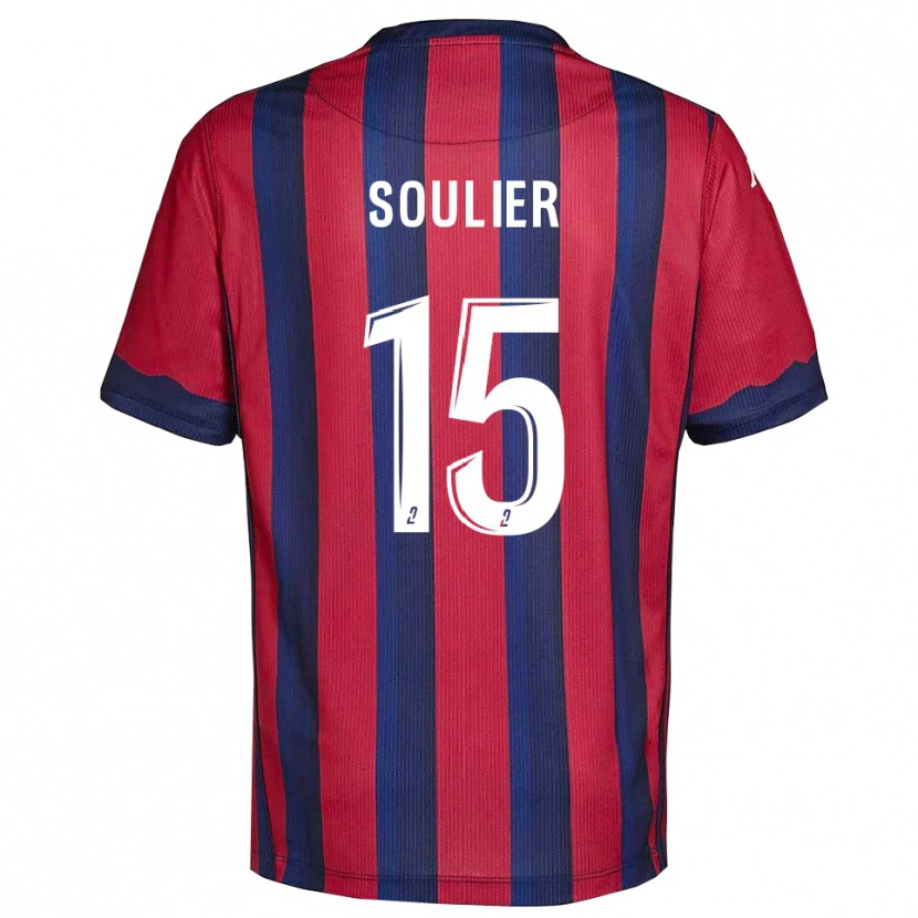 Danxen Damen Claire Soulier #15 Burgunder Marine Heimtrikot Trikot 2025/26 T-Shirt Österreich