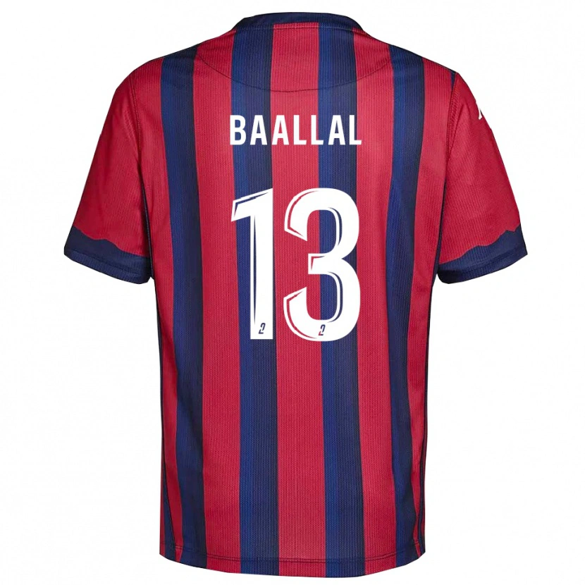 Danxen Damen Abdellah Baallal #13 Burgunder Marine Heimtrikot Trikot 2025/26 T-Shirt Österreich