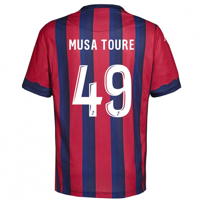 Danxen Damen Musa Toure #49 Burgunder Marine Heimtrikot Trikot 2025/26 T-Shirt Österreich