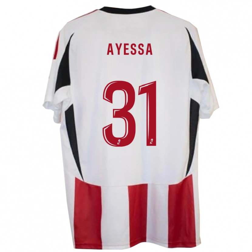 Danxen Damen Jésah Ayessa #31 Rot Blau Heimtrikot Trikot 2025/26 T-Shirt Österreich