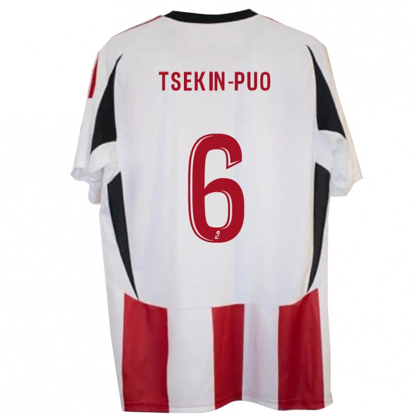 Danxen Damen Lenny Tsekin-Puo #6 Rot Blau Heimtrikot Trikot 2025/26 T-Shirt Österreich