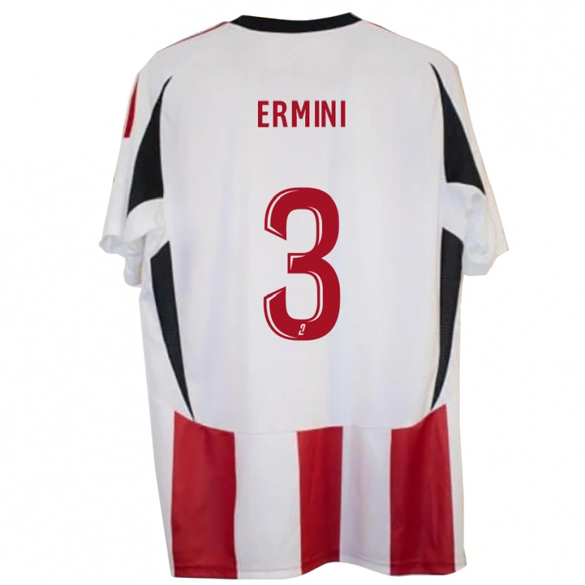 Danxen Damen Nino Ermini #3 Rot Blau Heimtrikot Trikot 2025/26 T-Shirt Österreich