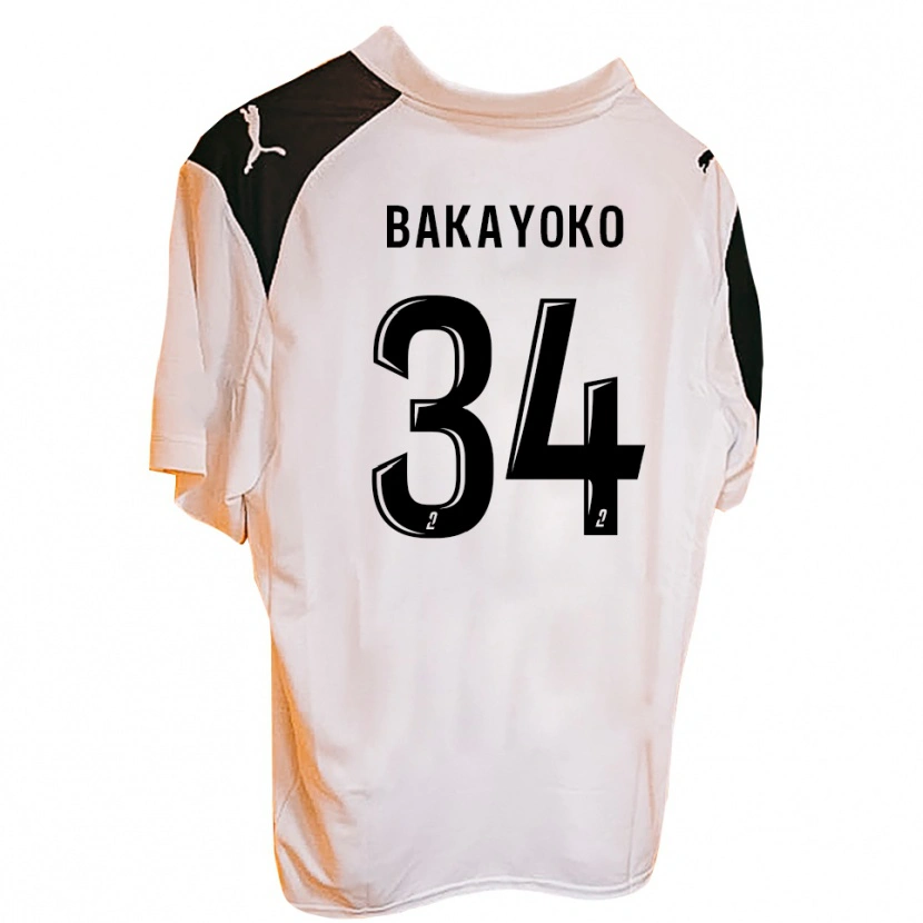 Danxen Damen Siaka Bakayoko #34 Schwarz Weiß Heimtrikot Trikot 2025/26 T-Shirt Österreich