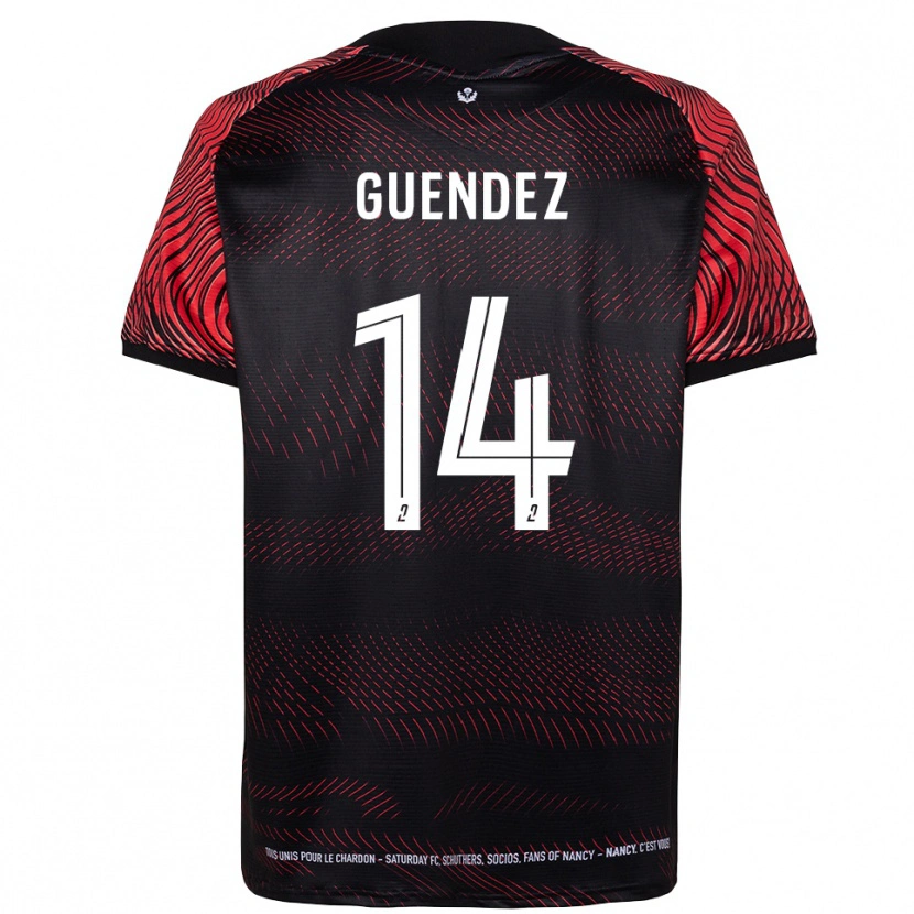 Danxen Damen Mattheo Guendez #14 Weiß Rot Heimtrikot Trikot 2025/26 T-Shirt Österreich