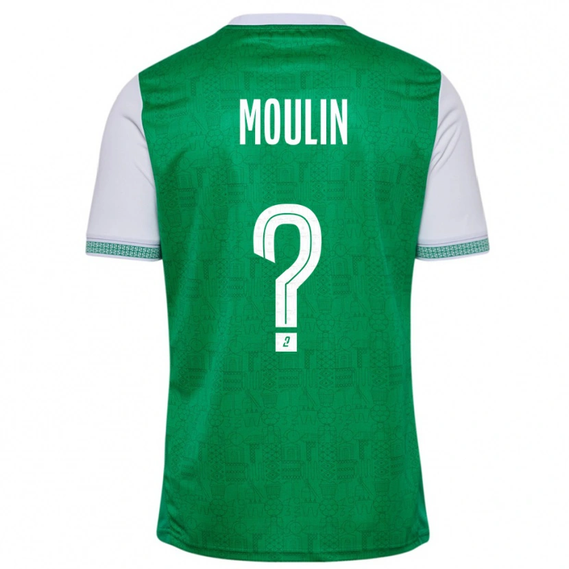 Danxen Damen Noah Moulin #0 Grün Weiß Heimtrikot Trikot 2025/26 T-Shirt Österreich