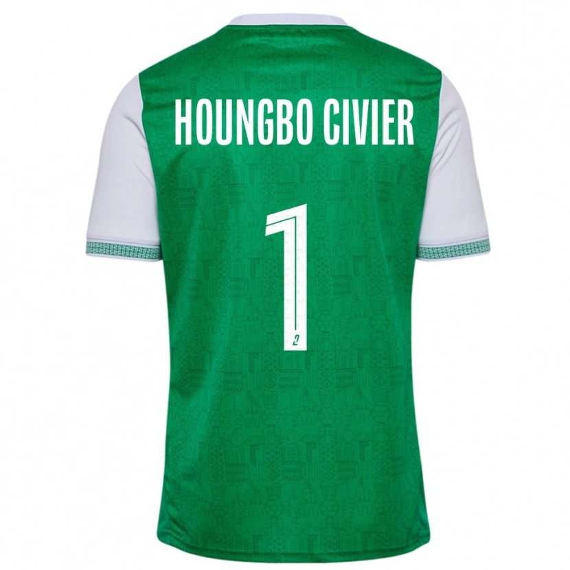 Danxen Damen Matéo Houngbo Civier #1 Grün Weiß Heimtrikot Trikot 2025/26 T-Shirt Österreich