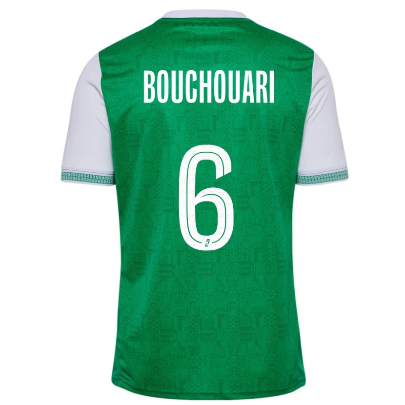 Danxen Damen Benjamin Bouchouari #6 Grün Weiß Heimtrikot Trikot 2025/26 T-Shirt Österreich