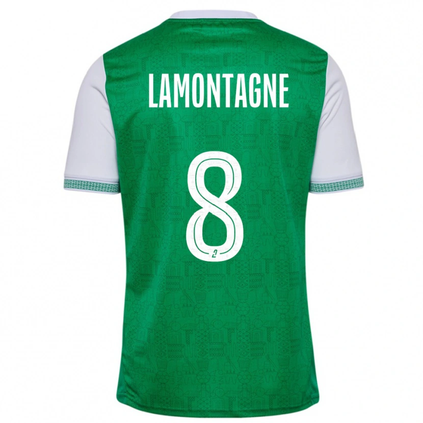 Danxen Damen Alexandria Lamontagne #8 Grün Weiß Heimtrikot Trikot 2025/26 T-Shirt Österreich