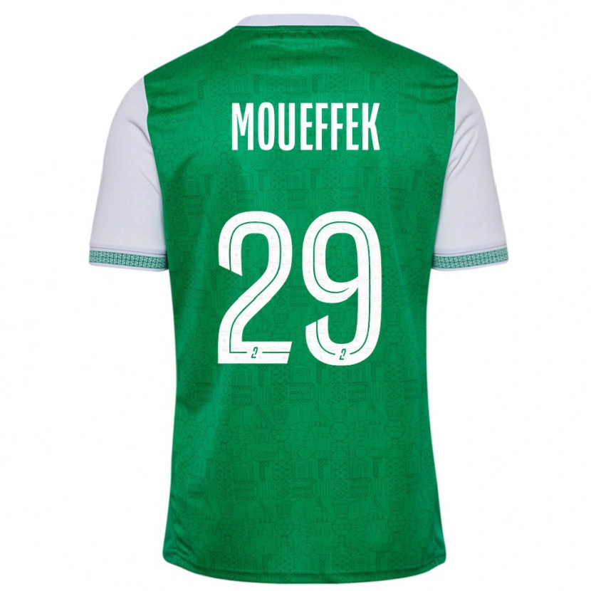 Danxen Damen Aïmen Moueffek #29 Grün Weiß Heimtrikot Trikot 2025/26 T-Shirt Österreich