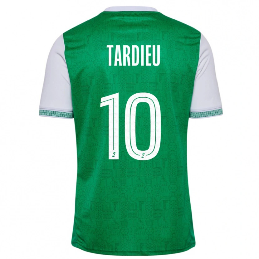 Danxen Damen Florian Tardieu #10 Grün Weiß Heimtrikot Trikot 2025/26 T-Shirt Österreich