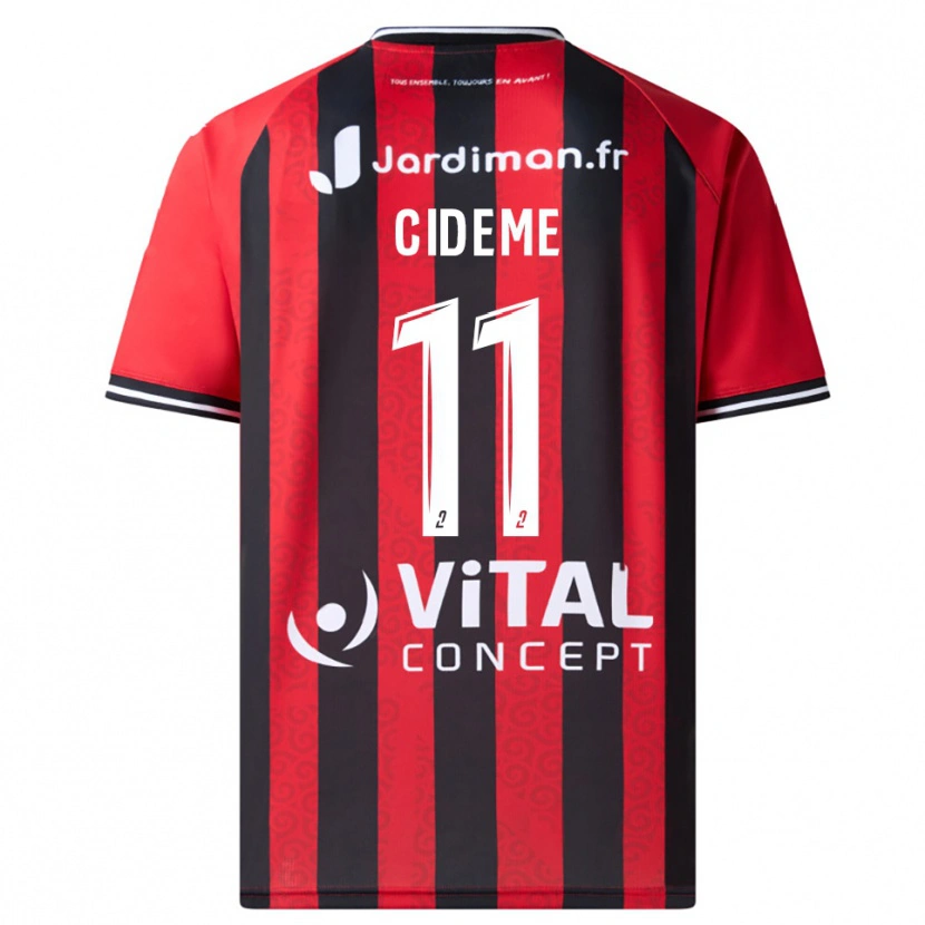Danxen Damen Evan Cideme #11 Rot Schwarz Heimtrikot Trikot 2025/26 T-Shirt Österreich