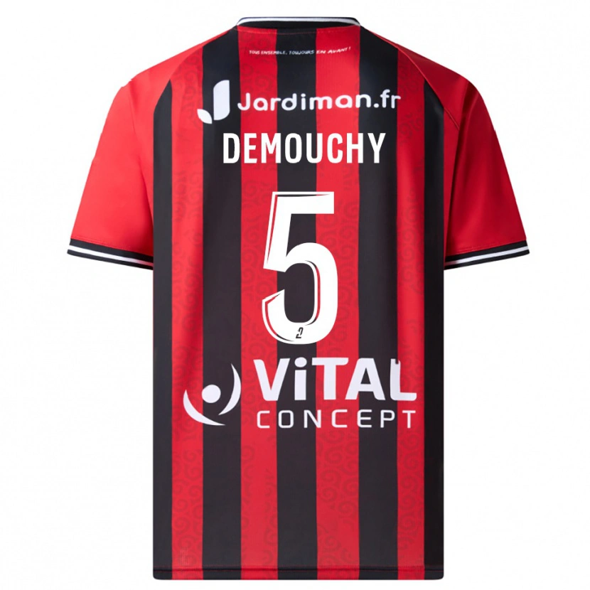Danxen Damen Albin Demouchy #5 Rot Schwarz Heimtrikot Trikot 2025/26 T-Shirt Österreich
