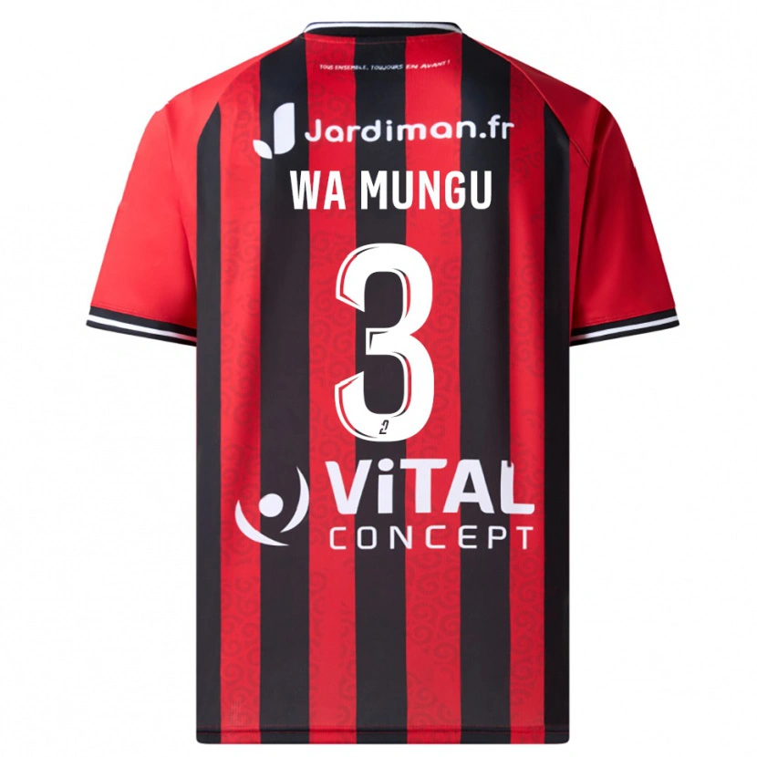 Danxen Damen Vimoj Muntu Wa Mungu #3 Rot Schwarz Heimtrikot Trikot 2025/26 T-Shirt Österreich