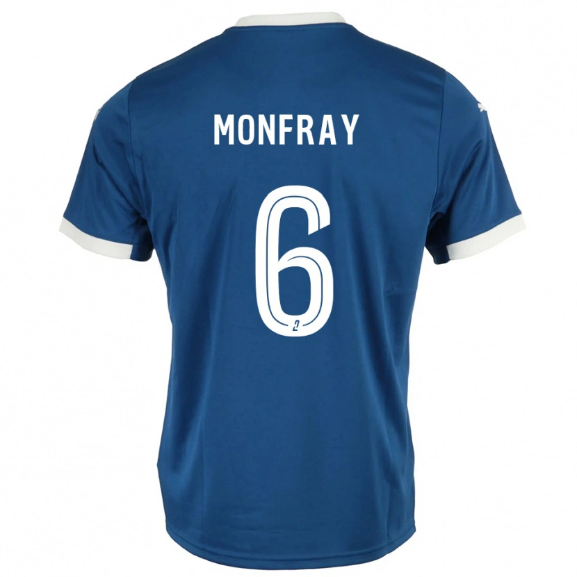 Danxen Damen Adrien Monfray #6 Blau Weiß Heimtrikot Trikot 2025/26 T-Shirt Österreich