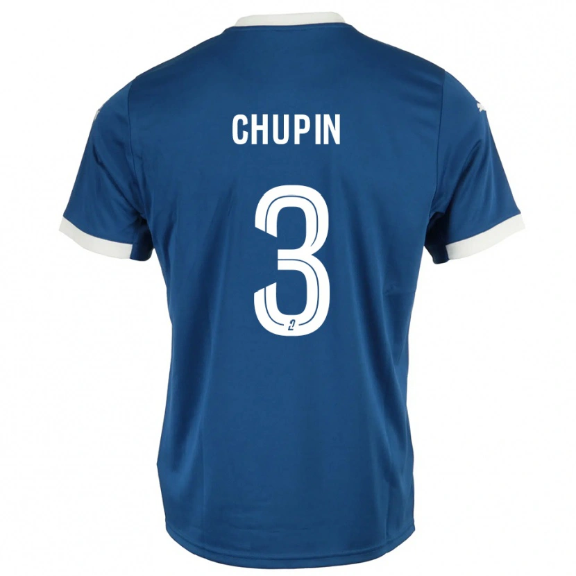 Danxen Damen Tom Chupin #3 Blau Weiß Heimtrikot Trikot 2025/26 T-Shirt Österreich