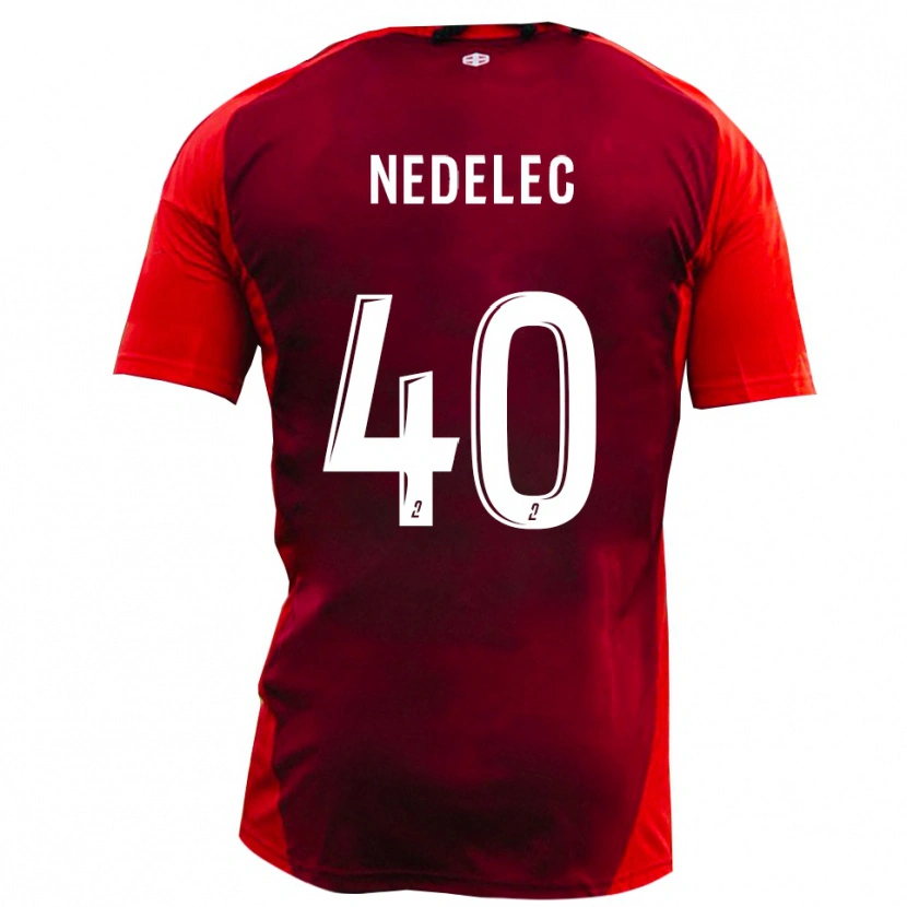 Danxen Damen Aymerick Nedelec #40 Rot Burgund Heimtrikot Trikot 2025/26 T-Shirt Österreich