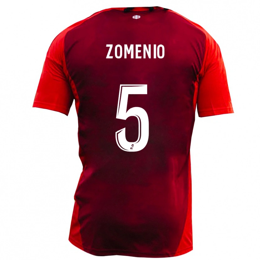 Danxen Damen Paco Zomenio #5 Rot Burgund Heimtrikot Trikot 2025/26 T-Shirt Österreich