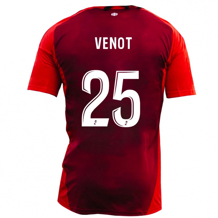 Danxen Damen Paul Venot #25 Rot Burgund Heimtrikot Trikot 2025/26 T-Shirt Österreich