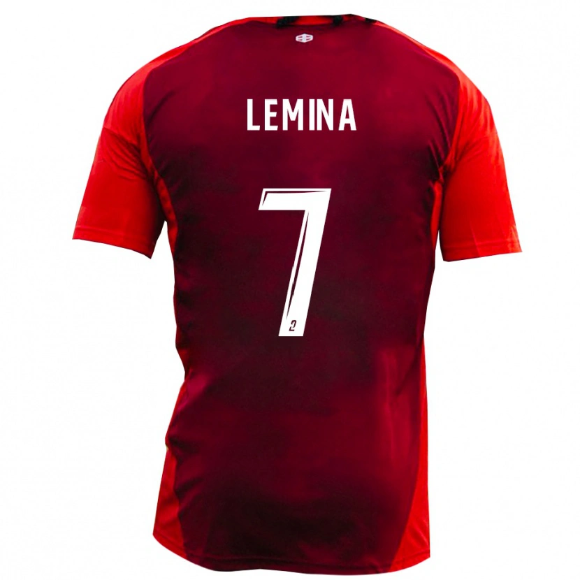 Danxen Damen Noha Lemina #7 Rot Burgund Heimtrikot Trikot 2025/26 T-Shirt Österreich
