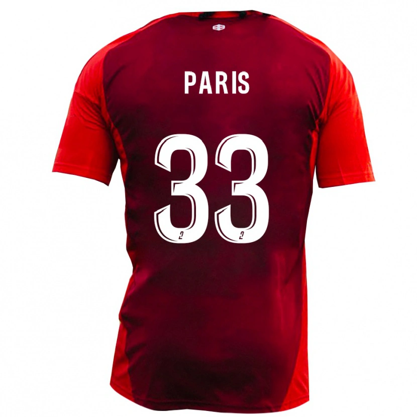 Danxen Damen Quentin Paris #33 Rot Burgund Heimtrikot Trikot 2025/26 T-Shirt Österreich