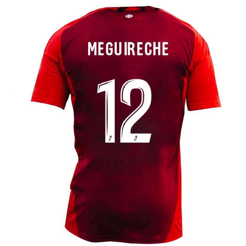 Danxen Damen Yanis Meguireche #12 Rot Burgund Heimtrikot Trikot 2025/26 T-Shirt Österreich