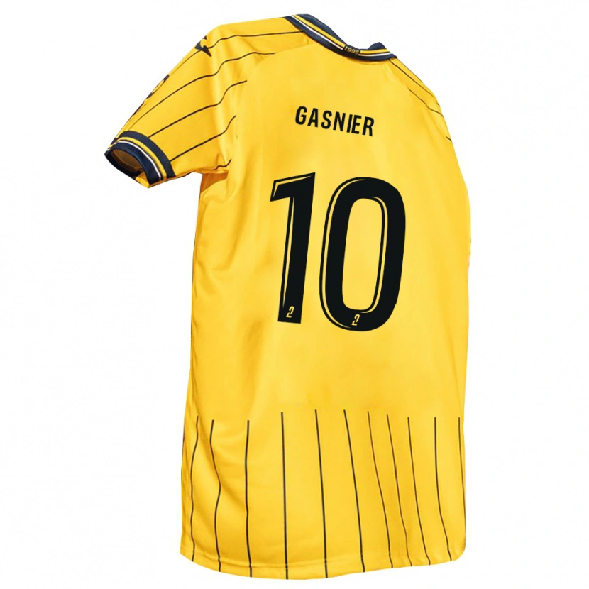 Danxen Damen Kyllian Gasnier #10 Gelb Marine Heimtrikot Trikot 2025/26 T-Shirt Österreich