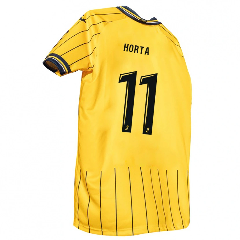 Danxen Damen Erwan Horta #11 Gelb Marine Heimtrikot Trikot 2025/26 T-Shirt Österreich