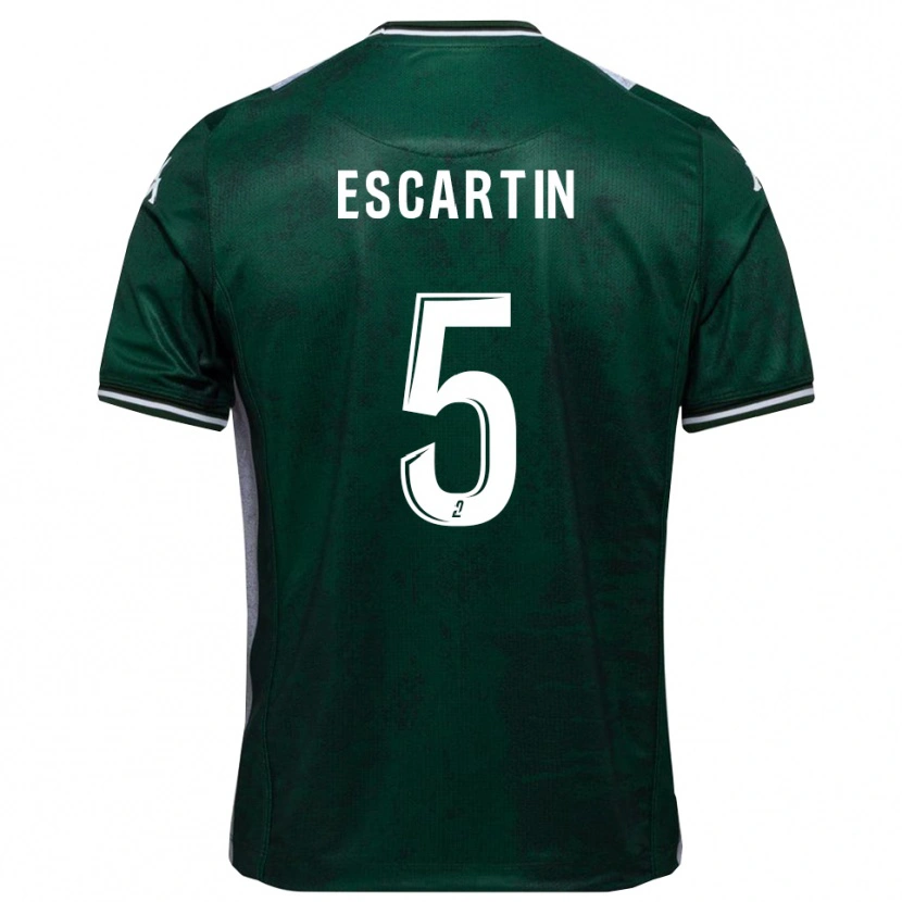 Danxen Damen Josué Escartin #5 Grün Weiß Heimtrikot Trikot 2025/26 T-Shirt Österreich