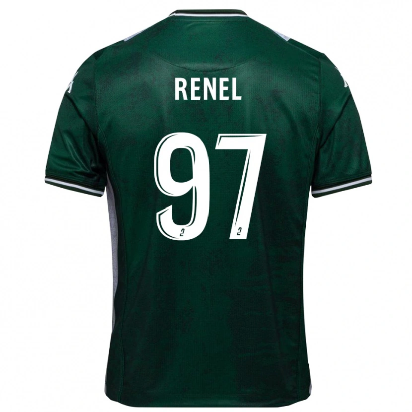 Danxen Damen Samuel Renel #97 Grün Weiß Heimtrikot Trikot 2025/26 T-Shirt Österreich