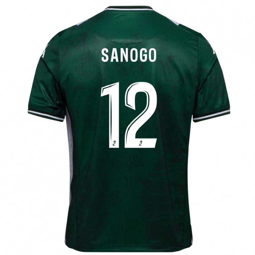 Danxen Damen Aboudramane Sanogo #12 Grün Weiß Heimtrikot Trikot 2025/26 T-Shirt Österreich