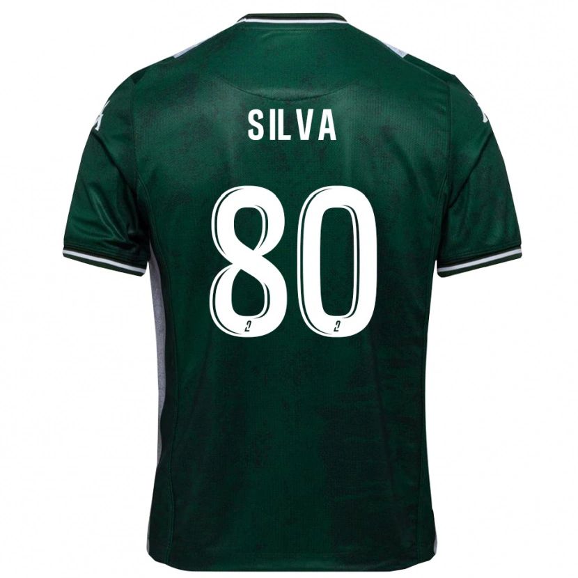 Danxen Damen Brian Silva #80 Grün Weiß Heimtrikot Trikot 2025/26 T-Shirt Österreich