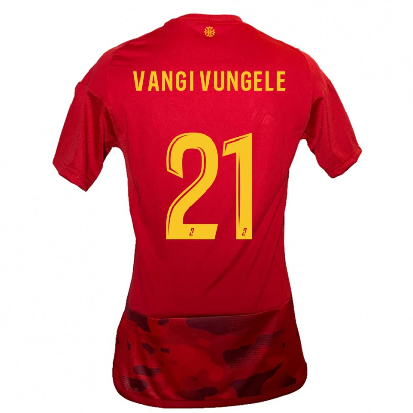 Danxen Damen Dylan Vangi #21 Rot Gelb Heimtrikot Trikot 2025/26 T-Shirt Österreich