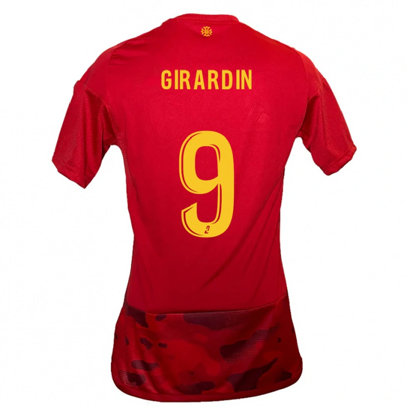 Danxen Damen Isaiah Girardin #9 Rot Gelb Heimtrikot Trikot 2025/26 T-Shirt Österreich