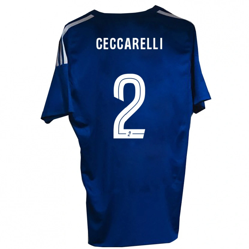 Danxen Damen Gabriel Ceccarelli #2 Blau Weiß Heimtrikot Trikot 2025/26 T-Shirt Österreich